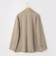 ウォッシャブルリネンライクオーバージャケット