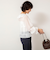 ウォッシャブルシアーラッフル羽織りブラウス