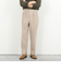 ウォッシャブルウールワイドスラックス 26SS