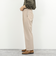 ウォッシャブルウールワイドスラックス 26SS