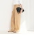 【一部WEB限定サイズ】ウォッシャブル撥水ワイドラップパンツ