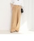 【一部WEB限定サイズ】ウォッシャブル撥水ワイドラップパンツ
