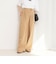 【一部WEB限定サイズ】ウォッシャブル撥水ワイドラップパンツ
