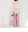 【一部WEB限定サイズ】《撥水》ウォッシャブル撥水ワイドラップパンツ