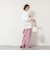 【一部WEB限定サイズ】《撥水》ウォッシャブル撥水ワイドラップパンツ