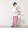 【一部WEB限定サイズ】《撥水》ウォッシャブル撥水ワイドラップパンツ