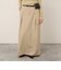 【MAQWEL/マクウェル】タックロングスカート