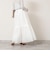 【MARILYN MOON】sheer starched cotton lace tieredスカート