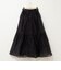 【MARILYN MOON】sheer starched cotton lace tieredスカート