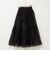 【MARILYN MOON】sheer starched cotton lace tieredスカート