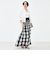 【KIRYU】ウォッシャブルシャーリングギンガム2WAYワンピース
