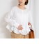 【WEB限定】ウォッシャブルペプラムフリル2WAYブラウス