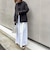 【新色追加/一部WEB限定サイズあり】ウォッシャブルエクセルテックタンブラー2タックワイドパンツ