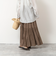 ウォッシャブルカッセンギャザーマキシスカート