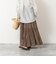 ウォッシャブルカッセンギャザーマキシスカート