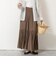 ウォッシャブルカッセンギャザーマキシスカート