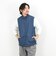 【TAION/タイオン】NON DOWN MILITARY R/S HI NECK VEST 26SS