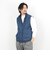 【TAION/タイオン】NON DOWN MILITARY R/S HI NECK VEST 26SS