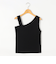《手洗い可能》アシメントリーカップ付きタンクトップ