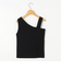 《手洗い可能》アシメントリーカップ付きタンクトップ