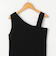《手洗い可能》アシメントリーカップ付きタンクトップ