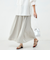 ウォッシャブル割織サテンギャザースカート