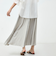 ウォッシャブル割織サテンギャザースカート