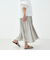 ウォッシャブル割織サテンギャザースカート