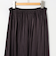 ウォッシャブル割織サテンギャザースカート