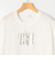 ウォッシャブルオーバーサイズロゴTシャツ