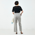 《セットアップ対応》ウォッシャブルブリーザブルシャンブレーセミワイドパンツ