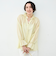 ウォッシャブルシアーオーガンジーフリルネックブラウス