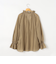 ウォッシャブルシアーオーガンジーフリルネックブラウス