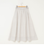 《セットアップ対応》ウォッシャブルストライプフレアスカート