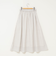 《セットアップ対応》ウォッシャブルストライプフレアスカート