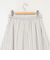 《セットアップ対応》ウォッシャブルストライプフレアスカート