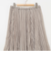【WEB限定】ウォッシャブルシアーチェックプリーツスカート