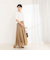 ウォッシャブルシアーボリュームフレアロングスカート