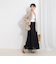 ウォッシャブルシアーボリュームフレアロングスカート