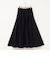ウォッシャブルシアーボリュームフレアロングスカート