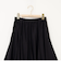 ウォッシャブルシアーボリュームフレアロングスカート