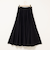 ウォッシャブルシアーボリュームフレアロングスカート