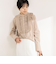 【MARILYN MOON/マリリーンムーン】tuck pleats jabot blouse