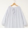 ウォッシャブルシャーリングストライプ2WAYギャザーワンピース