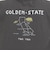 【BARNS OUTFITTERS】別注 MAP GOLDEN STATE プリントTシャツ 26SS