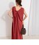 【WEB限定】ウォッシャブルバックツイストドレス
