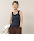 【MAQWEL/マクウェル】ウォッシャブルCOTTON RIB タンクトップ