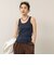 【MAQWEL/マクウェル】ウォッシャブルCOTTON RIB タンクトップ