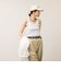 【MAQWEL/マクウェル】ウォッシャブルCOTTON RIB タンクトップ
