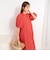 【一部WEB限定カラーアイテム】ウォッシャブルハンドスモックバルーン袖ワンピース